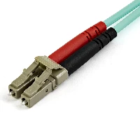 StarTech.com 7m (22ft) LC/UPC to LC/UPC OM3 Multimode Fiber Optic Cable, Full Duplex 50/125m Zipcord Fiber, 100G Networks, LOMMF/VCSEL, <0.3dB Low Insertion Loss, LSZH Fiber Patch Cord, 7 m, OM3, LC, LC