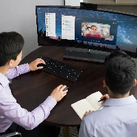 HP Wireless Premium Keyboard, Full-size (100%), RF Wireless, Black