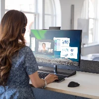 HP Wireless Premium Keyboard, Full-size (100%), RF Wireless, Black