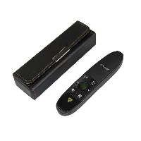 StarTech.com Wireless Presentation Remote with Green Laser Pointer - 90 ft. (27 m), USB, 27 m, Black