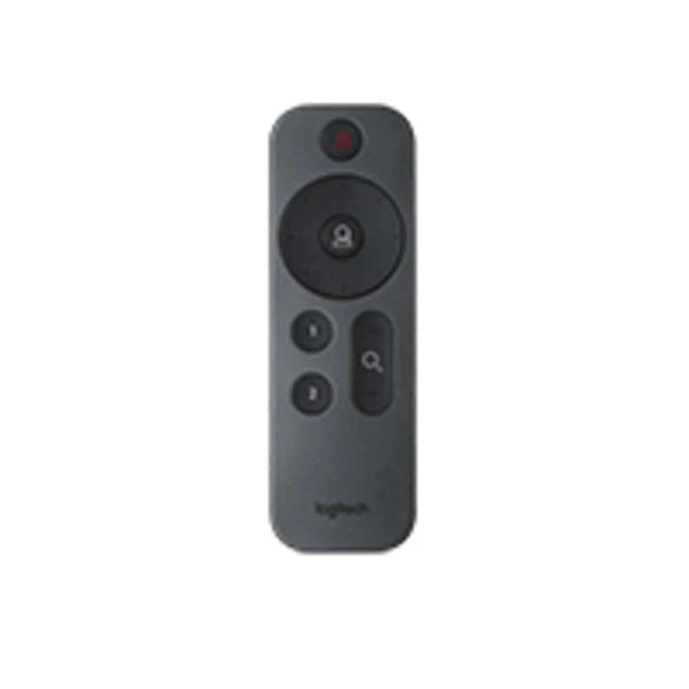 Logitech Rally Camera Remote Control, Webcam, RF Wireless, Press buttons, Grey