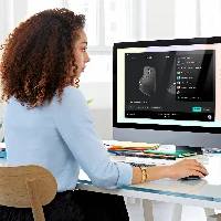 Logitech MX Keys, Full-size (100%), RF Wireless + Bluetooth, AZERTY, Graphite