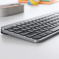 Logitech MX Keys, Full-size (100%), RF Wireless + Bluetooth, AZERTY, Graphite