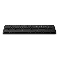 Microsoft Bluetooth Keyboard, Full-size (100%), Bluetooth, Membrane, Black