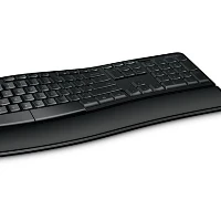 Microsoft Sculpt Comfort Desktop, Full-size (100%), Wireless, RF Wireless, Black, Mouse included