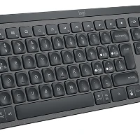 Logitech MX Keys, Full-size (100%), RF Wireless + Bluetooth, QWERTY, Graphite