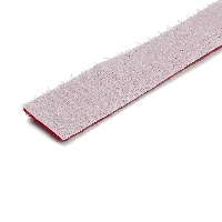 StarTech.com 50ft Hook and Loop Roll - Cut-to-Size Reusable Cable Ties - Bulk Industrial Wire Fastener Tape /Adjustable Fabric Wraps Red / Resuable Self Gripping Cable Management Straps, Hook & loop cable tie, Nylon, Red, -10 - 80 C, 15200 mm, 19 mm