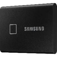 Samsung Portable SSD T7 Touch 2TB - Black, 2000 GB, USB Type-C, 3.2 Gen 2 (3.1 Gen 2), 1050 MB/s, Password protection, Black