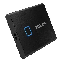 Samsung Portable SSD T7 Touch 2TB - Black, 2000 GB, USB Type-C, 3.2 Gen 2 (3.1 Gen 2), 1050 MB/s, Password protection, Black