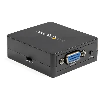 StarTech.com VGA to RCA and S-Video Converter - USB Power, Active video converter, Black, CE, FCC, REACH, 1920 x 1080 pixels, 640 x 480,1920 x 1080 pixels, 60 Hz