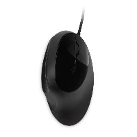 Kensington Pro Fit Ergo Wired Mouse, Right-hand, Optical, USB Type-A, 3200 DPI, Black