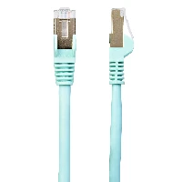 StarTech.com 7.5 m CAT6a Patch Cable - Shielded (STP) - 100% Copper Wire - Snagless Connector - Aqua, 7.5 m, Cat6a, U/FTP (STP), RJ-45, RJ-45