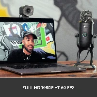 Logitech StreamCam, 1920 x 1080 pixels, Full HD, 60 fps, 1080p, 2 - 3.7 mm, 0.1 m