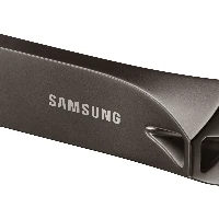 Samsung MUF-128BE, 128 GB, USB Type-A, 3.2 Gen 1 (3.1 Gen 1), 300 MB/s, Capless, Black, Grey