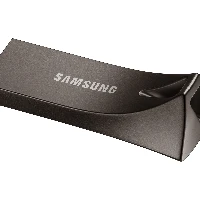 Samsung MUF-128BE, 128 GB, USB Type-A, 3.2 Gen 1 (3.1 Gen 1), 300 MB/s, Capless, Black, Grey