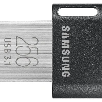 Samsung MUF-256AB, 256 GB, USB Type-A, 3.2 Gen 1 (3.1 Gen 1), 300 MB/s, Capless, Grey, Silver