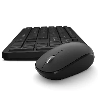 Microsoft Bluetooth Desktop, Full-size (100%), Bluetooth, Membrane, Black, Mouse included