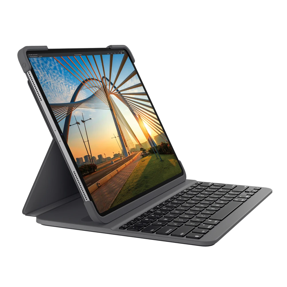 Logitech Slim Folio Pro f/ Pro12.9, QWERTY, Italian, 1.9 cm, 1.6 mm, Apple, iPad Pro 12.9