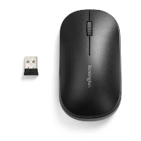 Kensington SureTrack Dual Wireless Mouse, Ambidextrous, RF Wireless + Bluetooth, 2400 DPI, Black