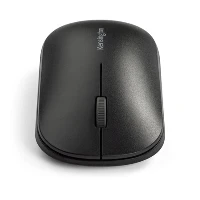 Kensington SureTrack Dual Wireless Mouse, Ambidextrous, RF Wireless + Bluetooth, 2400 DPI, Black