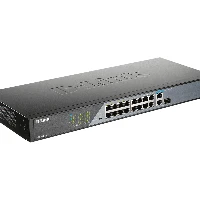 D-Link DSS-100E-18P, Unmanaged, Fast Ethernet (10/100), Power over Ethernet (PoE)