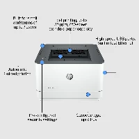 HP LaserJet Pro 3002dw Printer, Black and white, Printer for Small medium business, Print, Two-sided printing, Laser, 1200 x 1200 DPI, A4, 33 ppm, Duplex printing, Grey, White