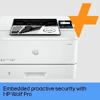 HP LaserJet Pro 4002dwe Printer, Black and white, Printer for Small medium business, Print, Wireless + Instant Ink eligible Print from phone or tablet, Laser, 1200 x 1200 DPI, A4, 40 ppm, Duplex printing, White