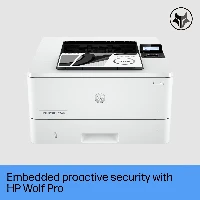 HP LaserJet Pro 4002dn Printer, Print, Two-sided printing Fast first page out speeds Energy Efficient Compact Size Strong Security, Laser, 1200 x 1200 DPI, A4, 40 ppm, Duplex printing, White