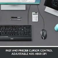 LogitechAdvancedCordedMouseM500s,Right-hand,Optical,USBType-A,4000DPI,Black