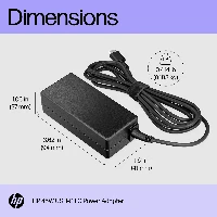 HP45WUSB-CLCPowerAdapter,Notebook,45W,94mm,40mm,26.5mm,192.5g