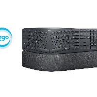 LogitechErgoK860,Full-size(100%),RFWireless+Bluetooth,Semi-mechanicalkeyswitch,Graphite