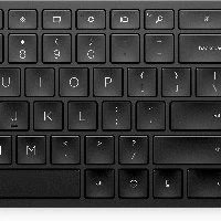 HP455ProgrammableWirelessKeyboard,Full-size(100%),RFWireless,Membrane,Black
