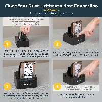 StarTech.com Dual Bay Hard Drive Duplicator, Standalone USB 3.0 (5 Gbps) / eSATA to 2.5/3.5