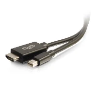 C2G 1m Mini DisplayPort to HDMI Adapter Cable - Mini DP Male to HDMI Female - Black, 1 m, Mini DisplayPort, HDMI, Male, Male, 1080p