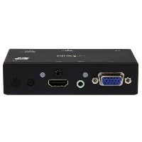StarTech.com 2x1 HDMI + VGA to HDMI Converter Switch w/ Automatic and Priority Switching  1080p, HDMI/VGA, Black, 1920 x 1080 (HD 1080), 1920 x 1200 (WUXGA), 1080p, 1290 x 1200 pixels, 7.1 channels