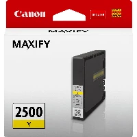 Canon PGI-2500Y Yellow Ink Cartridge, Pigment-based ink, 9.6 ml