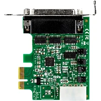 StarTech.com 4-port PCI Express RS232 Serial Adapter Card - PCIe RS232 Serial Host Controller Card - PCIe to Serial DB9 - 16950 UART - Low Profile Expansion Card - Windows/Linux, PCIe, Serial, PCIe 1.1, Green, 214358 h, CE, FCC