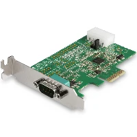 StarTech.com 4-port PCI Express RS232 Serial Adapter Card - PCIe RS232 Serial Host Controller Card - PCIe to Serial DB9 Card - 16950 UART - Expansion Card - Windows/Linux, PCIe, Serial, Full-height / Low-profile, RS-232, Green, 214358 h