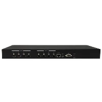 StarTech.com 4x4 HDMI Matrix Switch with Picture-and-Picture Multiviewer or Video Wall, HDMI, Aluminium, Black, 1280 x 720 (HD 720), 1920 x 1080 (HD 1080), 1920 x 1200 (WUXGA), 640 x 480 (VGA), 1080p, 720p, 1920 x 1200 pixels
