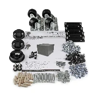 StarTech.com 12U Rack Enclosure Server Cabinet - 21 in. Deep - Wood Finish - Flat Pack, Freestanding rack, 12U, 136.1 kg, Key lock, Rack rails, Castor wheels