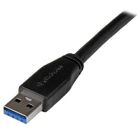 StarTech.com Active USB 3.0 USB-A to USB-B Cable - M/M - 10m (30ft), 10 m, USB A, USB B, USB 3.2 Gen 1 (3.1 Gen 1), Male/Male, Black