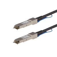 StarTech.com HPE JG326A Compatible 1m 40G QSFP+ to QSFP+ Direct Attach Cable Twinax - 40GbE QSFP+ Copper DAC 40 Gbps Low Power Active Transceiver Module DAC Firepower SN2410M 4200, 1 m, QSFP+, QSFP+