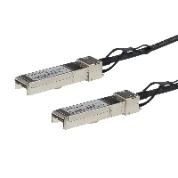 StarTech.com Cisco SFP-H10GB-CU0-5M Compatible 0.5m 10G SFP+ to SFP+ Direct Attach Cable Twinax - 10GbE SFP+ Copper DAC 10 Gbps Low Power Passive Mini GBIC/Transceiver Module DAC Firepower ASR9000 ASR1000, 0.5 m, SFP+, SFP+