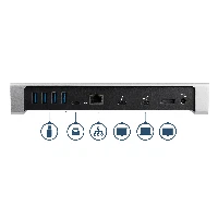 StarTech.com Thunderbolt 3 Dock - Dual Monitor 4K 60Hz TB3 Laptop Docking Station with DisplayPort - 85W Power Delivery Charging - 6-Port USB 3.0 Hub, SD 4.0, GbE, Audio - Windows & Mac, Wired, USB 3.2 Gen 1 (3.1 Gen 1) Type-C, 85 W, 3.5 mm, 10,100,1000 Mbit/s, Black