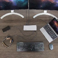 StarTech.com Thunderbolt 3 Dock - Dual Monitor 4K 60Hz TB3 Laptop Docking Station with DisplayPort - 85W Power Delivery Charging - 6-Port USB 3.0 Hub, SD 4.0, GbE, Audio - Windows & Mac, Wired, USB 3.2 Gen 1 (3.1 Gen 1) Type-C, 85 W, 3.5 mm, 10,100,1000 Mbit/s, Black