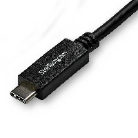StarTech.com 10ft (3m) USB C to DVI Cable - 1080p (Single Link) USB Type-C (DP Alt Mode HBR2) to DVI-Digital Video Adapter Cable - Works w/ Thunderbolt 3 - Laptop to DVI Monitor/Display, 3 m, USB Type-C, DVI-D, Male, Male, Straight