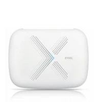 Zyxel Multy X, Wi-Fi 5 (802.11ac), Tri-band (2.4 GHz / 5 GHz / 5 GHz), Ethernet LAN, 4G, White, Tabletop router