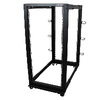 StarTech.com 25U Open Frame Server Rack - 4 Post Adjustable Depth (22