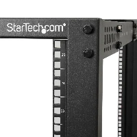 StarTech.com 25U Open Frame Server Rack - 4 Post Adjustable Depth (22