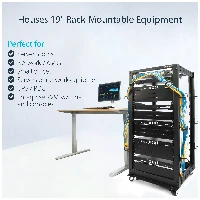 StarTech.com 25U Open Frame Server Rack - 4 Post Adjustable Depth (22